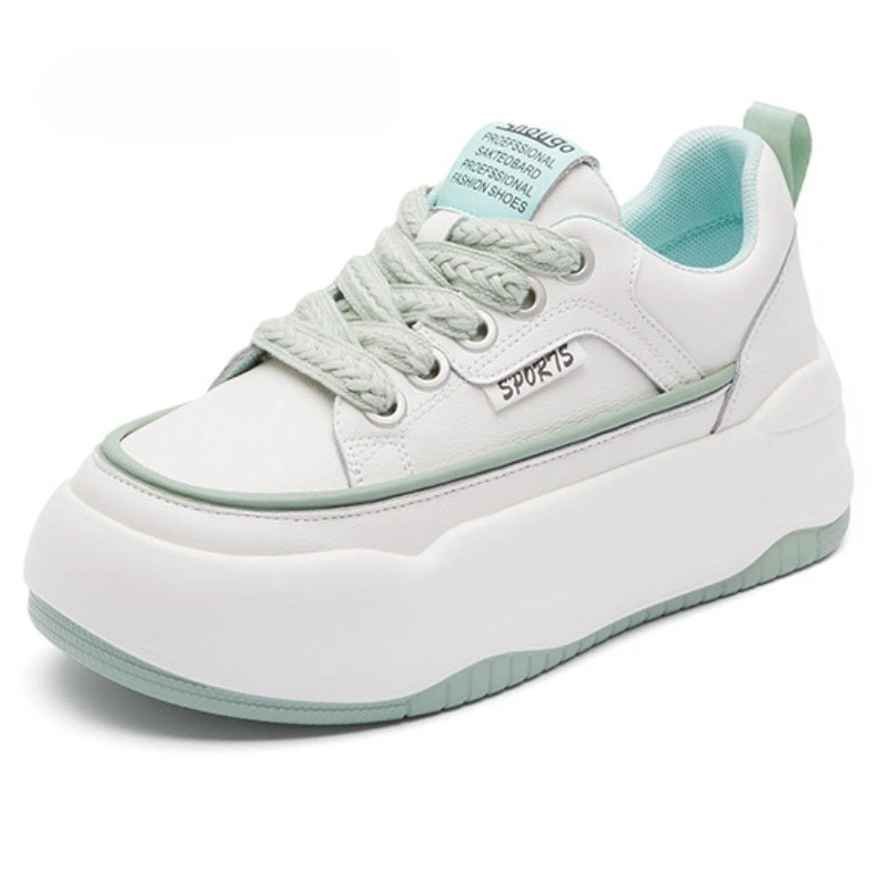 

Женские ботильоны на танкетке 6 см, осенние ботинки из натуральной кожи на скрытом каблуке, Нескользящие разноцветные туфли на плоской подошве, 2023