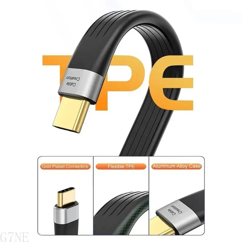 G7NE Typ C zum Typ-C/USB Eine Datenübertragungslinie 480 s Übertragungsgeschwindigkeitsladungskabel – Detail 7