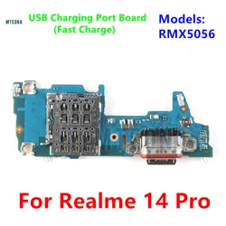 USB Type - C Dock Connector Charging Port Flex Cable with Microphone Module (For Realme 14 Pro)