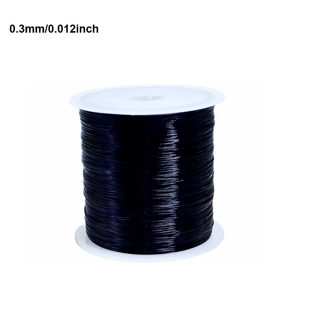 100M Roll Gold, Silver, Black & Light Golden Non-Fading Metal Wire for DIY Beading and Jewelry Cord