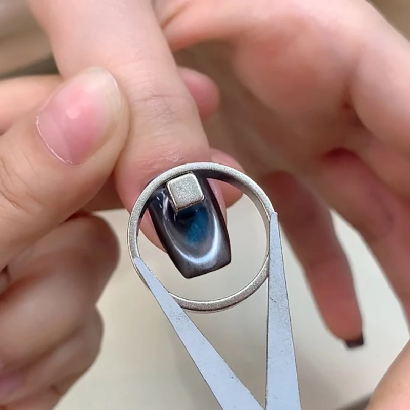 1초-2.5cm 블랙홀 원형 캣아이 네일 마그넷 스틱 초강력 캣아이 네일아트 마그넷 링 홀 캣아이 젤 마그네틱 도구