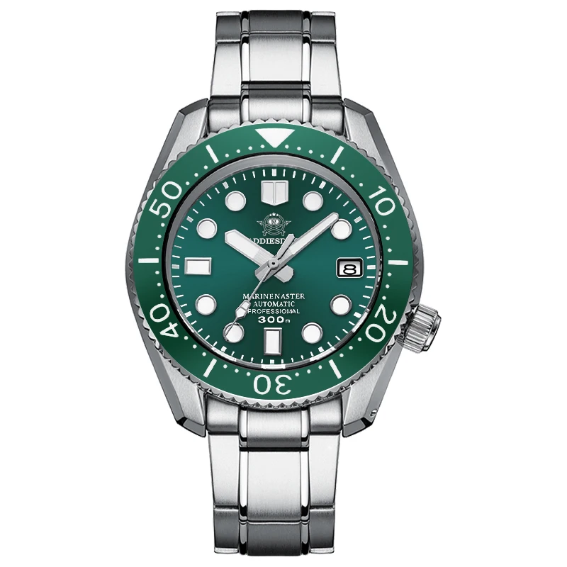 ADDIESDIVE Men's Watch Sapphire 300m Waterproof Ceramic Bezel C3 Japan NH35 Diving Automatic Mechanical Watch Relogios Masculino