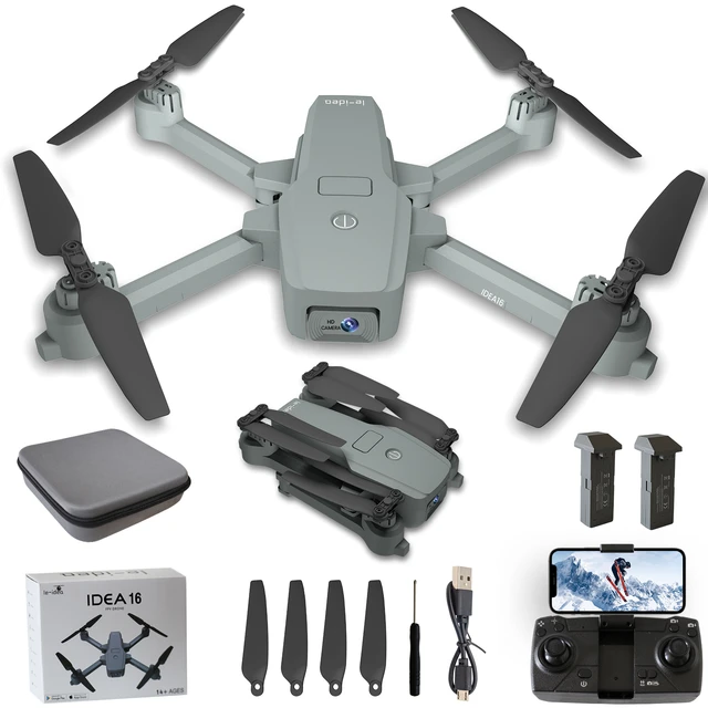 Drone With 1080p Camera, Idea16 Rc Drone With 2 Cameras/optical