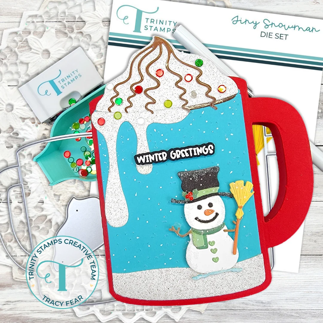 Weihnachtsmütze, Schneemann, Kaffeetasse, Elfe, Metall-Stanzformen, klare Stempel-Schablone für DIY-Dekoration, Sammelalbum, Papier, Karte, Weihnachten, 2025 – Detail 5
