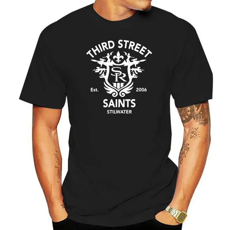 Saints Row T Shirt Saints Row 3 Tribute Emblem T-Shirt Fashion 5X Tee Shirt Mens Impressionante Maniche Corte 100 Cotone Tshirt