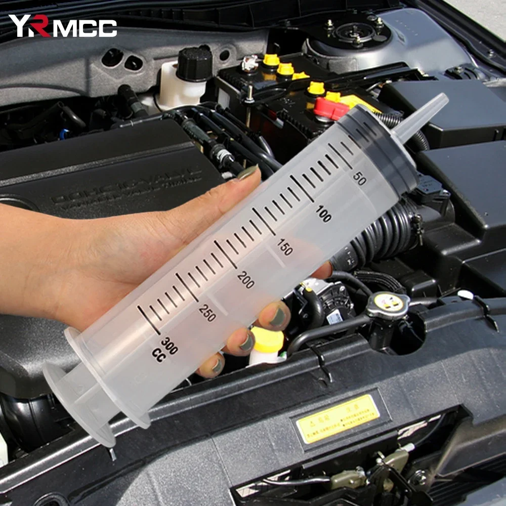Oil Syringe Pump Liquid Transfer Pump Reusable Plastic Syringe Transfer Filling Syringe Car Oil Pump Scale Hose 1m Car Manual Suction Transfer Extractor