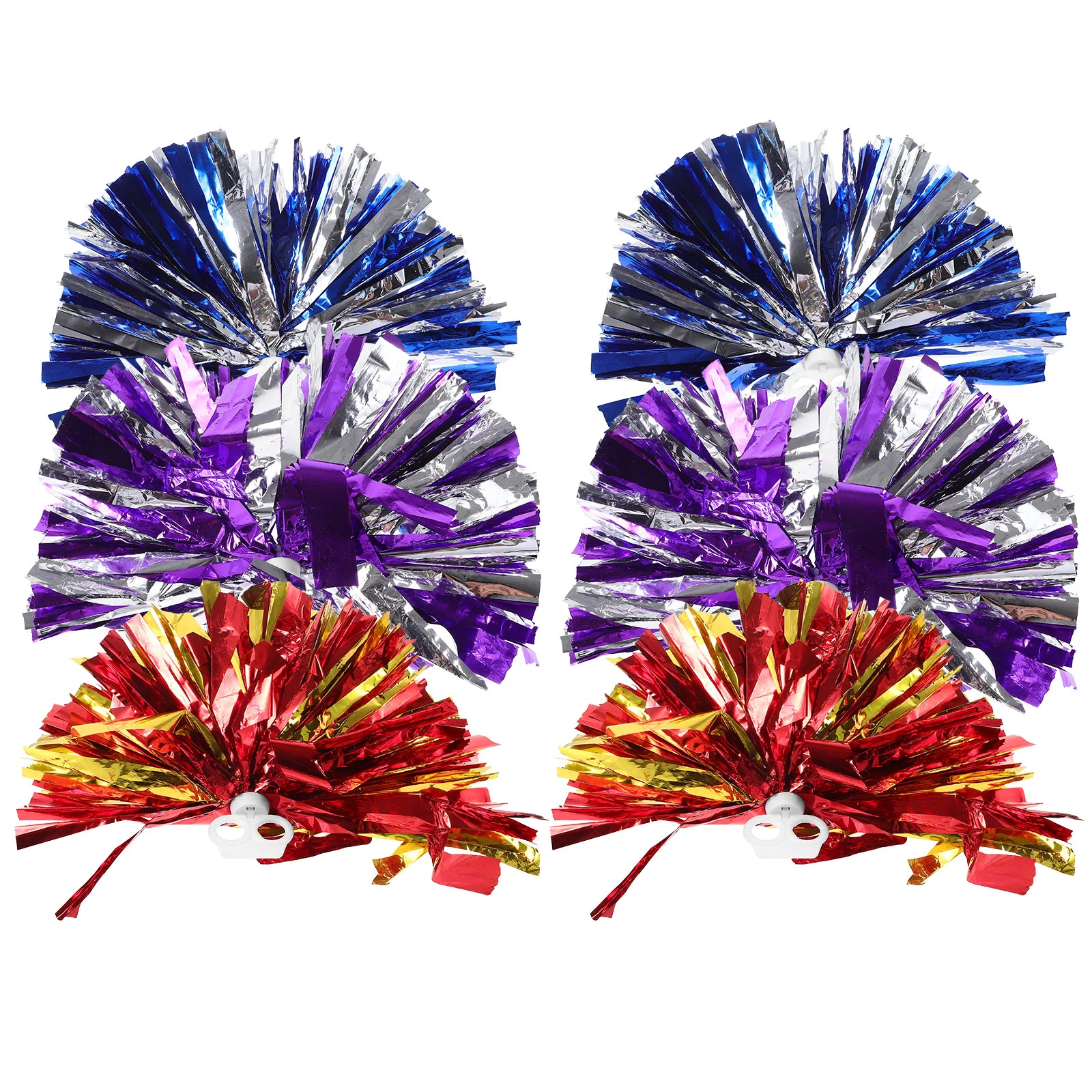 6 Pcs Cheerleading Flower Ball Prop Props Cheering Pompom Pompoms The Pet Cheerleader 4pcs dance pompoms cheering pompoms gymnastics cheer pompom cheerleading props