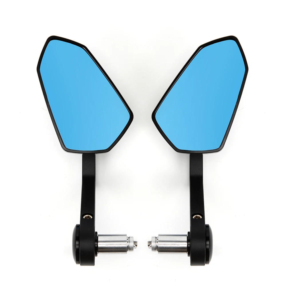 2 Pz Nuovi Specchietti Retrovisori Moto 7/8 22Mm Cnc Moto Bar End Nero Specchietto Retrovisore Laterale Per Triumph Speed Triple
