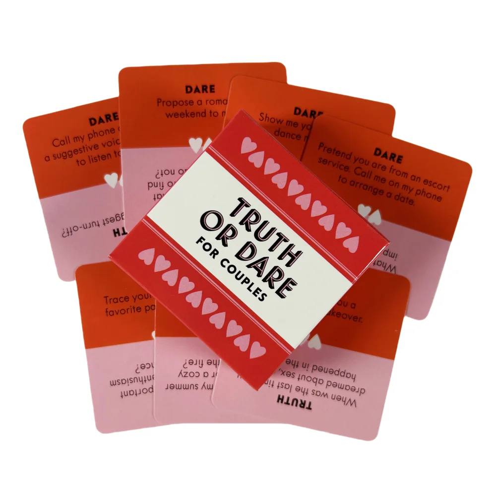 Mini Size Truth Or Dare Card Game Travel Trivia Name That Tune How Well Do You Know Me Riddle Me This Game for Party Play