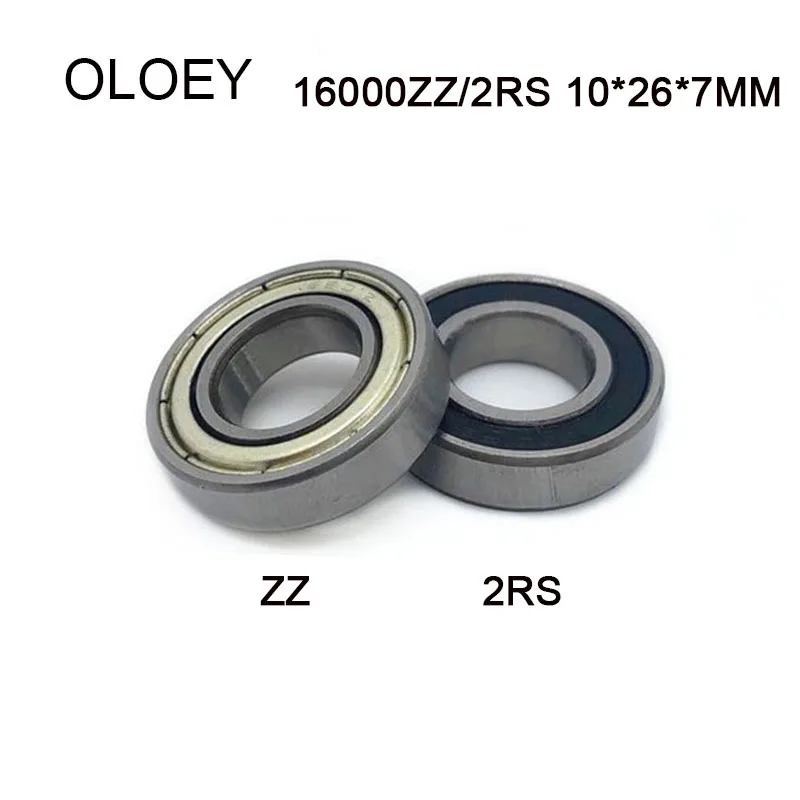 

OLOEY 5/10 шт. 16000 ZZ 2RS размер 10*26*7 мм специальный подшипник двигателя для велосипеда 16000ZZ 16000RS 16000-2RS