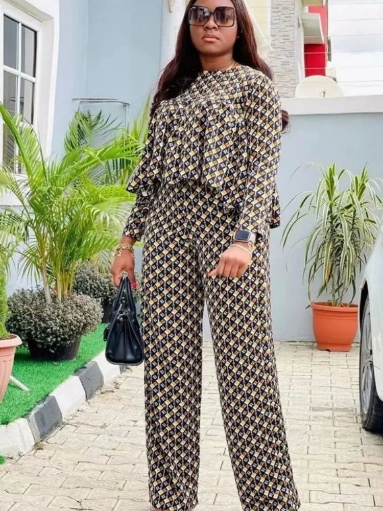 Wmstar Two Piece Set Women Wholesale Clearance Item Non Refundable Non Exchangeable Large Sized Printed of Popular Fashion