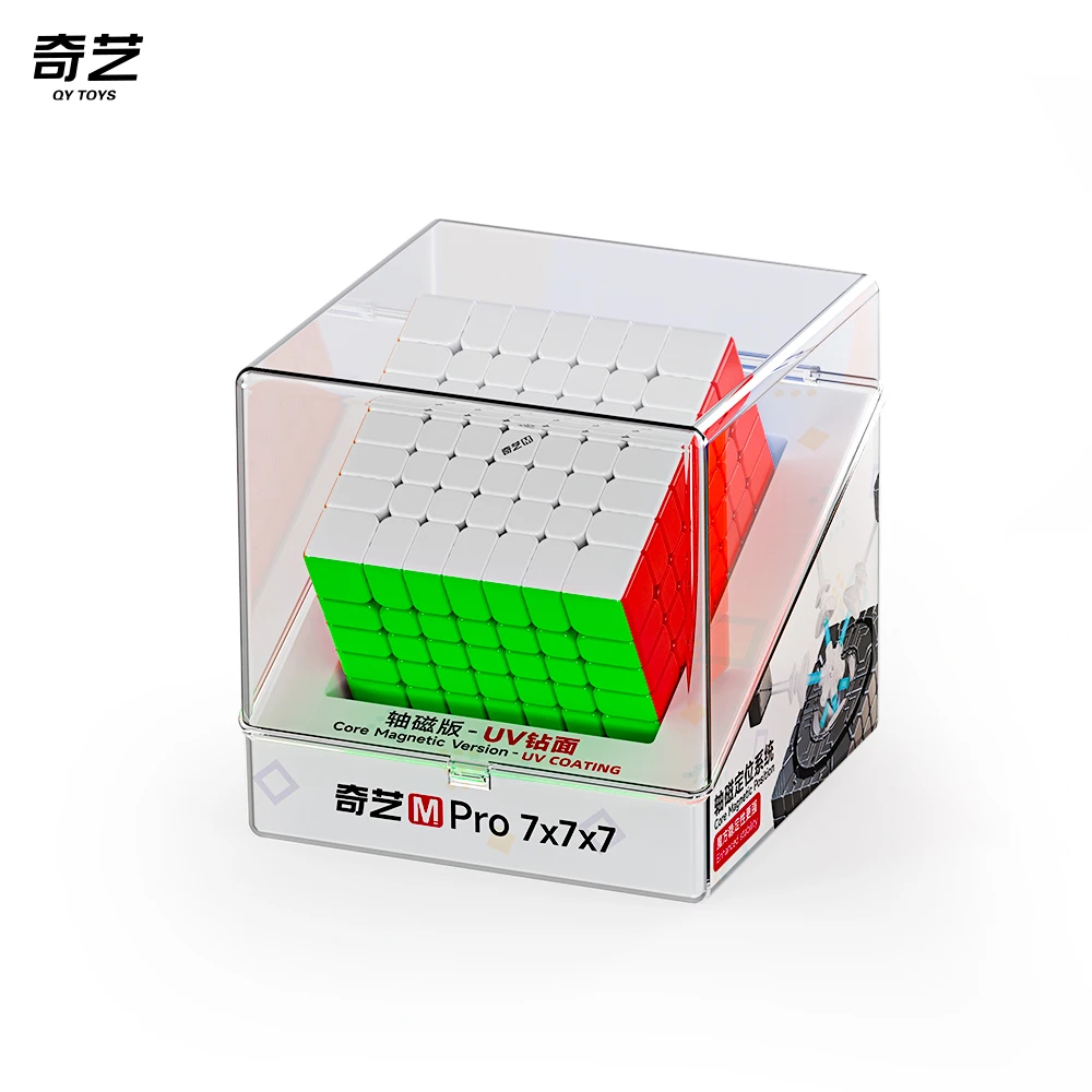 [주디큐브] 치이 M 프로 7x7 코어 마그네틱 UV 매직큐브 스티커리스 전문가용 피젯 토이즈 치이 7x7x7 M 프로