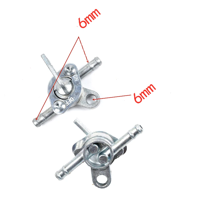 Fuel Petrol Tank Switch Tap Petcock Gasoline Valve With Two Ends On/Off Switch For Cross-country Motorcycle ATV Moped fuel taps oil switch