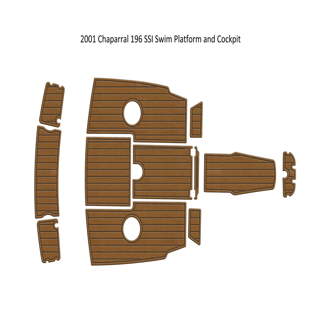 

2001 г., Chaparral 196, плавательная платформа, кабина, лодка, EVA пена, Тиковая напольная подушка