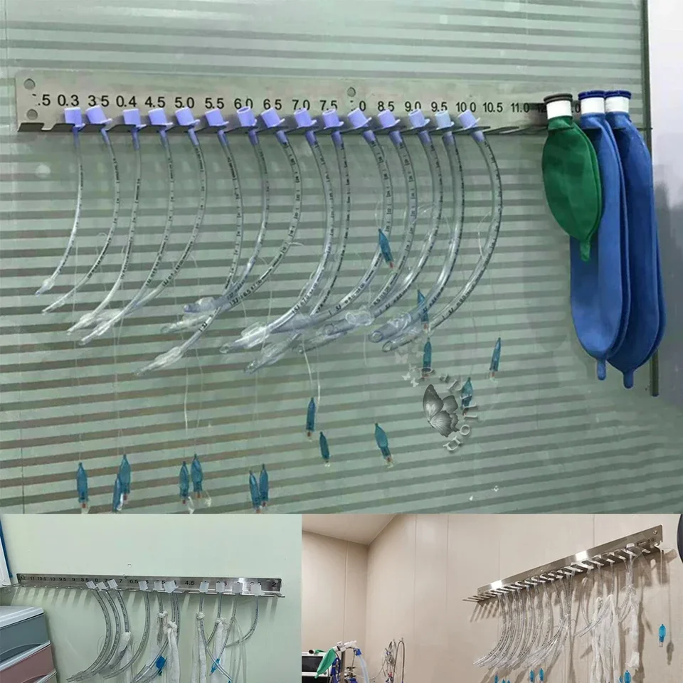 Wall Mount Tube Storage Stainless Steel Endotracheal Tube Holder Wall ...