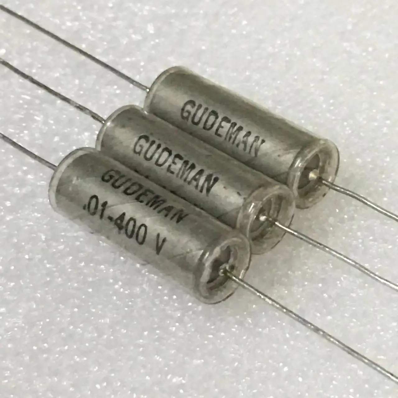 2pcs America GUDEMAN 400V 0.01UF 103 audio coupling oil guitar capacitor 9x26mm