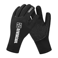 3mm Neoprene Wetsuit Gloves Five Finger Glove for Men Women Water Sports 1