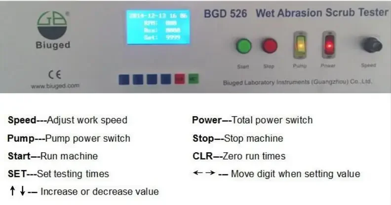 BGD 526 Wet Abrasion Scrub Tester Paint Coating Washability & Abrasion Testing Machine 110V/220V detail image 2