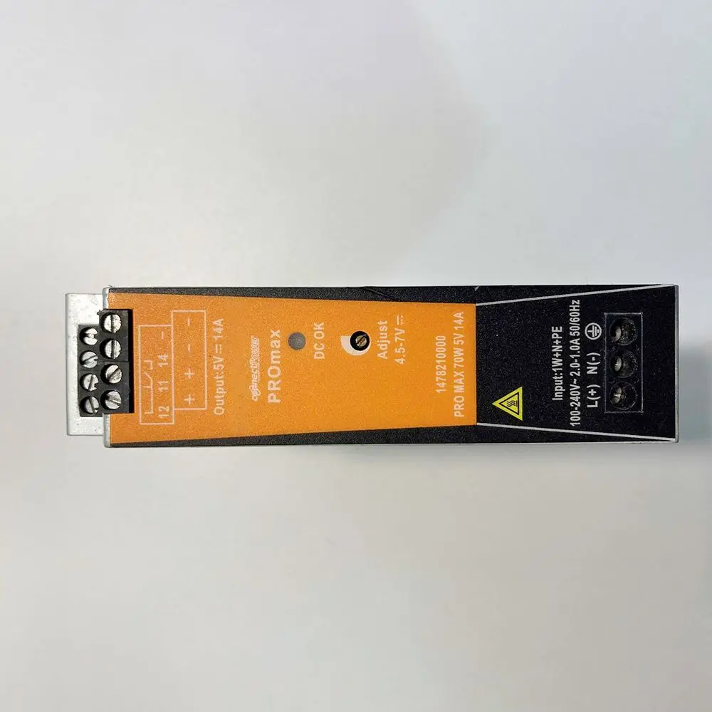 For Weidmuller 1478210000 PRO MAX 70W 5V 14A Switching Power Supply 1 For Weidmuller 1478210000 PRO MAX 70W 5V 14A Switching Power Supply
