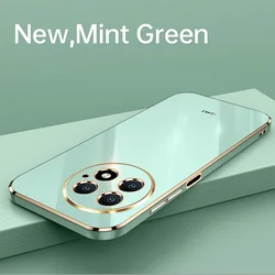 Ultra Slim Plating TPU Gel Case - Anti-Shock Chromed Soft Cover for Oneplus 11R (Mint Green)
