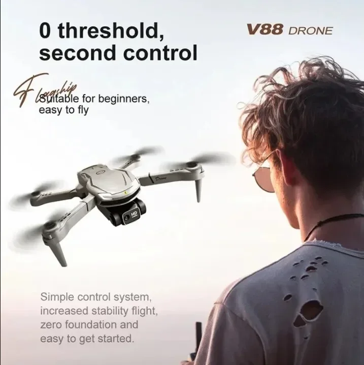 Lenovo V88 Pro Drone 8K Dual-Camera Professional HD Aerial Photography FPV GPS Omnidirectional Obstacle Avoidance Quadcopter