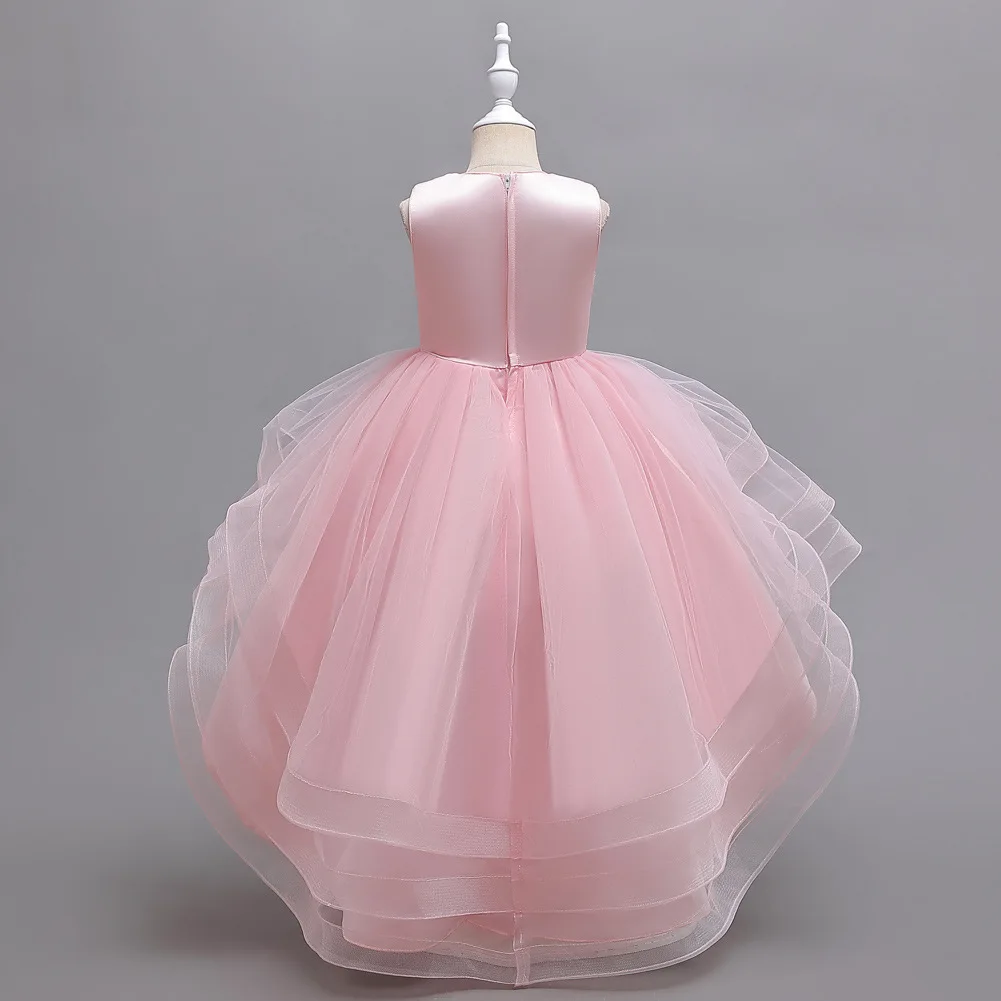 robe de soirée en dentelle avec traîne pour tenue de princesse pour animatrice de ensemble de vêtements