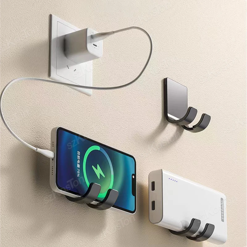 Adhesive Razor Holder Wall Mounted Bathroom Waterproof For Shower Towel Hook Rack Gillette Shaver Shaving Holder Black Hook razor holder razor storage box shaver charger holder