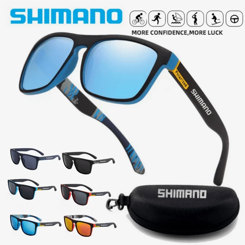 3PCS Shimano Gafas De Sol Polarizadas Conducción Camping Senderismo