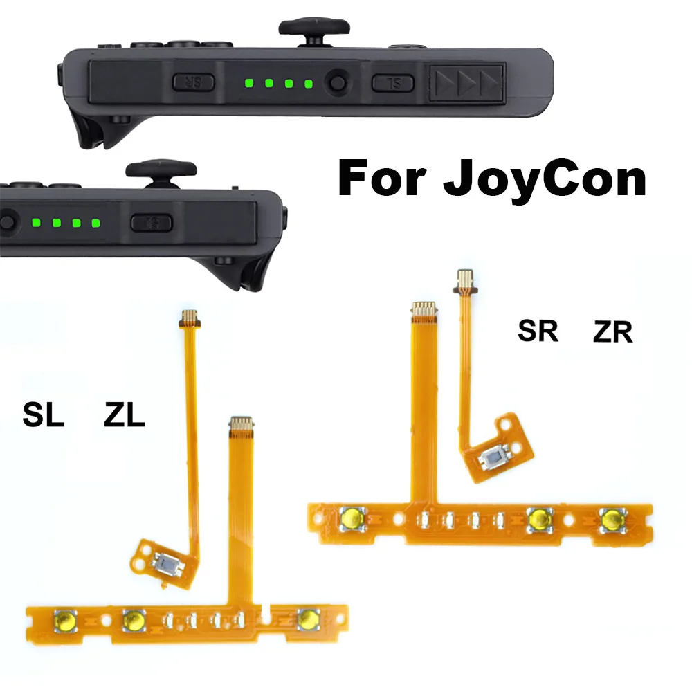 Reparatur SL SR ZL ZR L Taste Band Flex Kabel für Nintendo NS Schalter  Freude-Con L R Taste schlüssel für JoyCon Controller teile - AliExpress