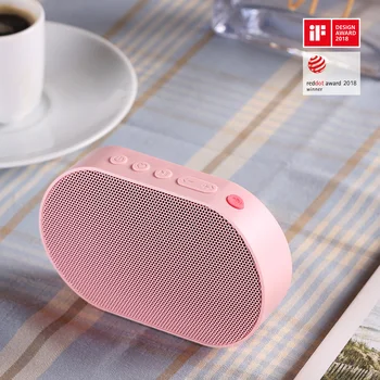 휴대용 스마트 블루투스 무선 미니 스피커, 컴팩트하고 강력한 2200mAh, Alexa Spotify Tunein 음악 스트리밍 지원, 10W