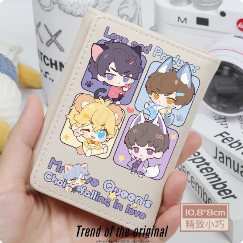 Anime Love Producer Kilo Victor Lucien Fashion Wallets PU Purse Card Holder Hasp Money Bag Cosplay Gift B580