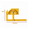 1/2pcs Activity Angle Ruler 180 Degrees Multi-functional Adjustable Protractor Angle Finder Precise Woodworking Measurement Tool 6
