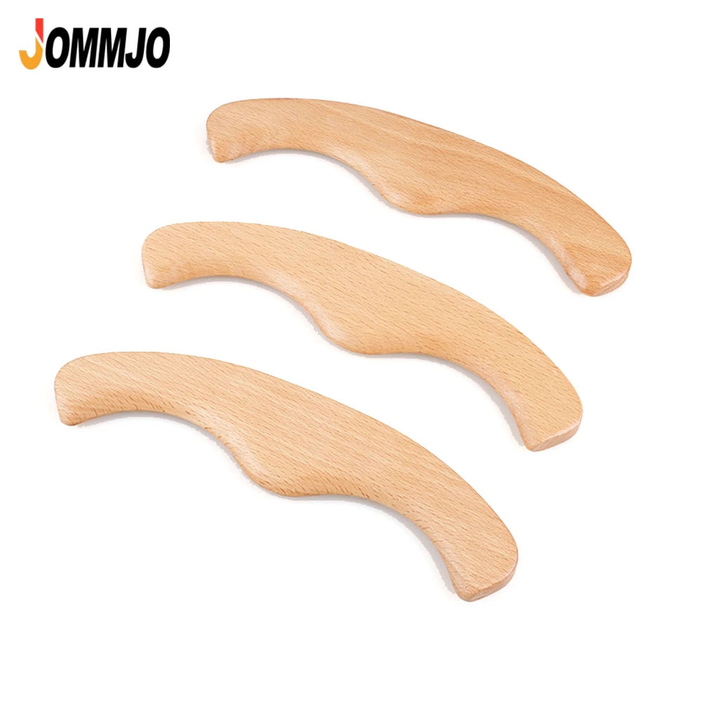 1Pcs Multifunctional back Scraper Wood Massager Massage Scraping Stick Scraper Fat Burner Back Shoulder Massage Slimming wood gua sha tool handheld gua sha scraping paddle slimming guasha massage board stick scraper for fat burner blood circulation