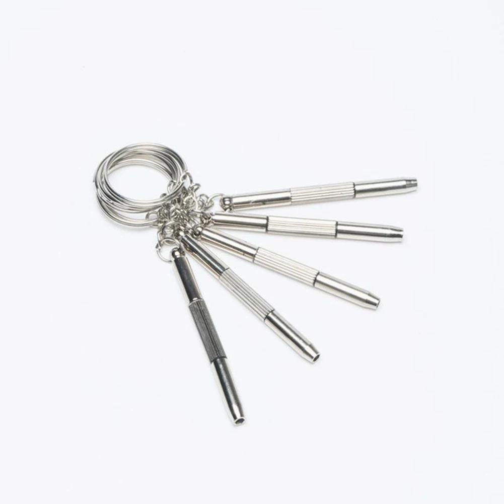 

1Pcs 3 In 1 Stainless Steel Eyeglass Screwdriver Sets With Keychain Screwdrivers For Sunglass Glasses Watch Repair Tool