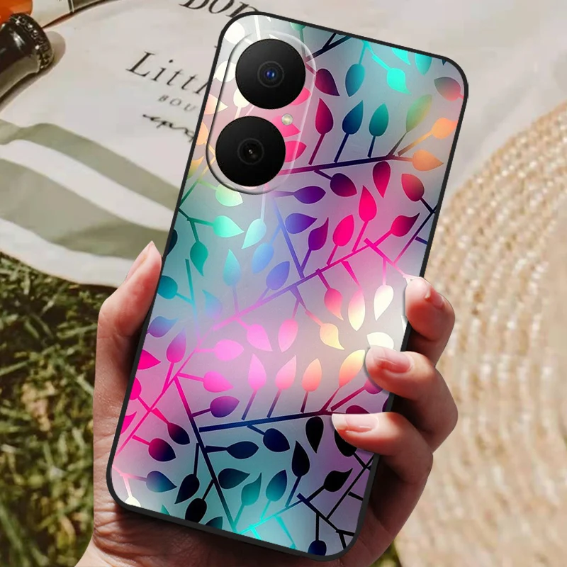 Shockproof Flower Astronaut Soft Silicone Phone Case Bumper Cover