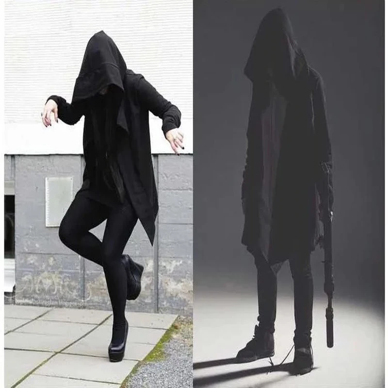 Halloween Cloak Cosplay Adults Children Zombie Clothes with Hat Tattered Skeleton Dress Up Horror Ghost Costume Props