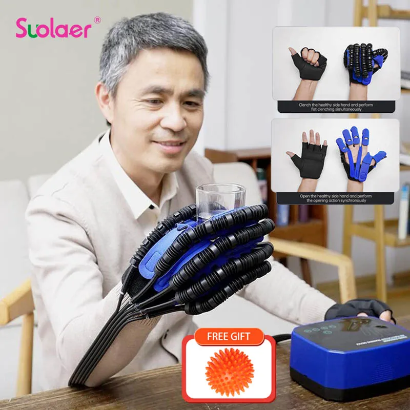 

Hand Physiotherapy Rehabilitation Robot Gloves Hemiplegia Finger Rlabilation Stroke Recovery Aids Cerebral Infarction Recovery