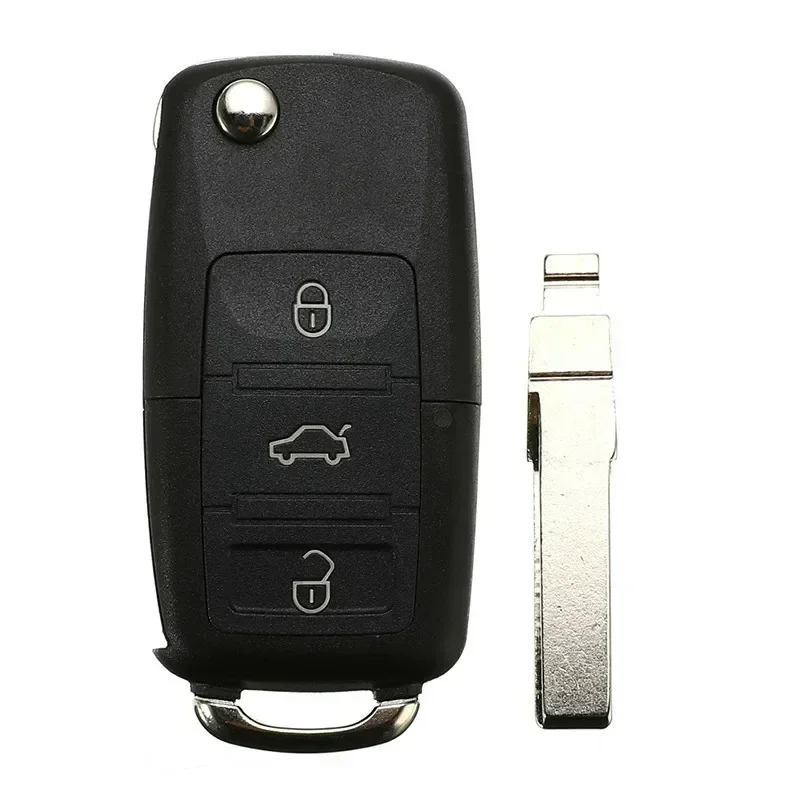 Folding Car Remote Key Shell Case For Volkswagen Vw Jetta Golf Passat Beetle Skoda Seat Polo B5 key case key case cover car key shell remote control case cover flip key fob shell