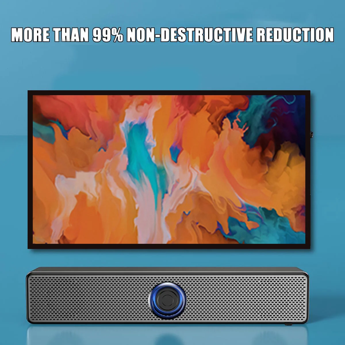 A02R 노브 볼륨 조절 및 3.5mm Aux 입력이 포함된 Bluetooth 컴퓨터 스피커, PC 노트북용 휴대용 사운드바 스피커