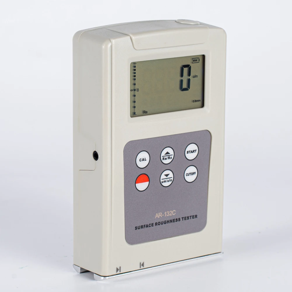Digital Surface Roughness Tester Meter AR-132C Portable Surface Profile Gauge Measures Range Ra: 0.05-10.00um Rz: 0.020-100.0um