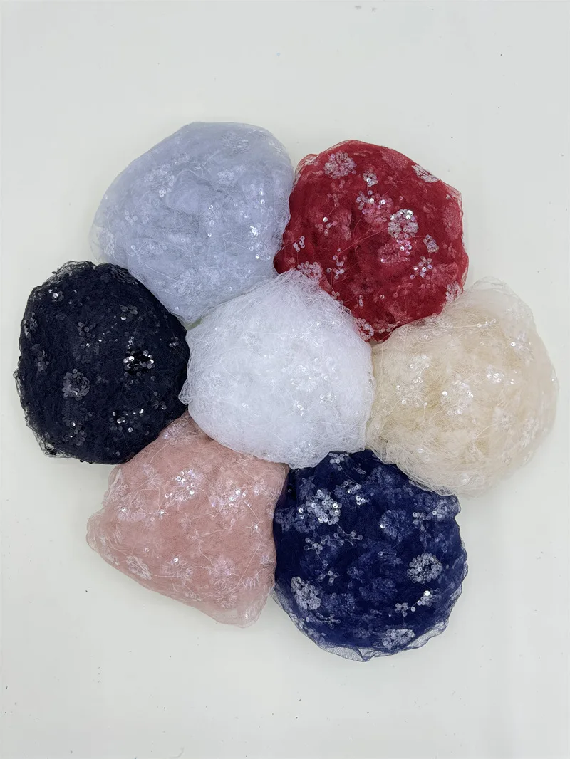 

Кружевная ткань с Черными Блестками 90-110 см, цветочная ткань в китайском стиле, детское платье, новогоднее Хлопковое платье, ткань Ципао