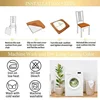 Dining Room Chair Seat Covers Removable Washable Elastic Cushion Covers For Upholstered Dining Chair 5
