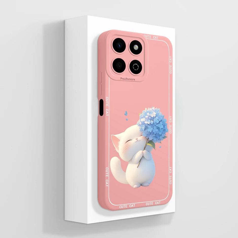 Artistic Oil Painting Floral Design Soft Silicone Anti-Drop Phone Case Cover
