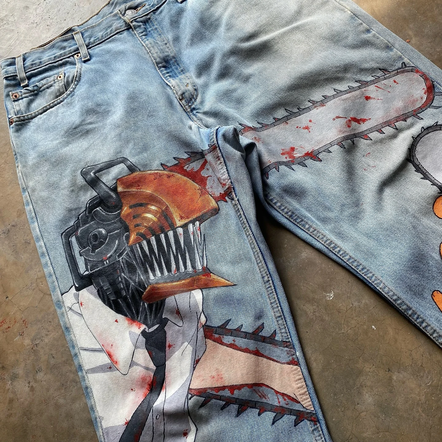 Anime Jeans | Y2K Digital Print Pants – Infinite Visibility