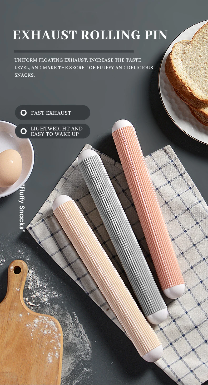 Mattarello In Legno 30cm - Per Pasta, Biscotti, Pizza, Accessorio Da Forno Professionale - Foto 2