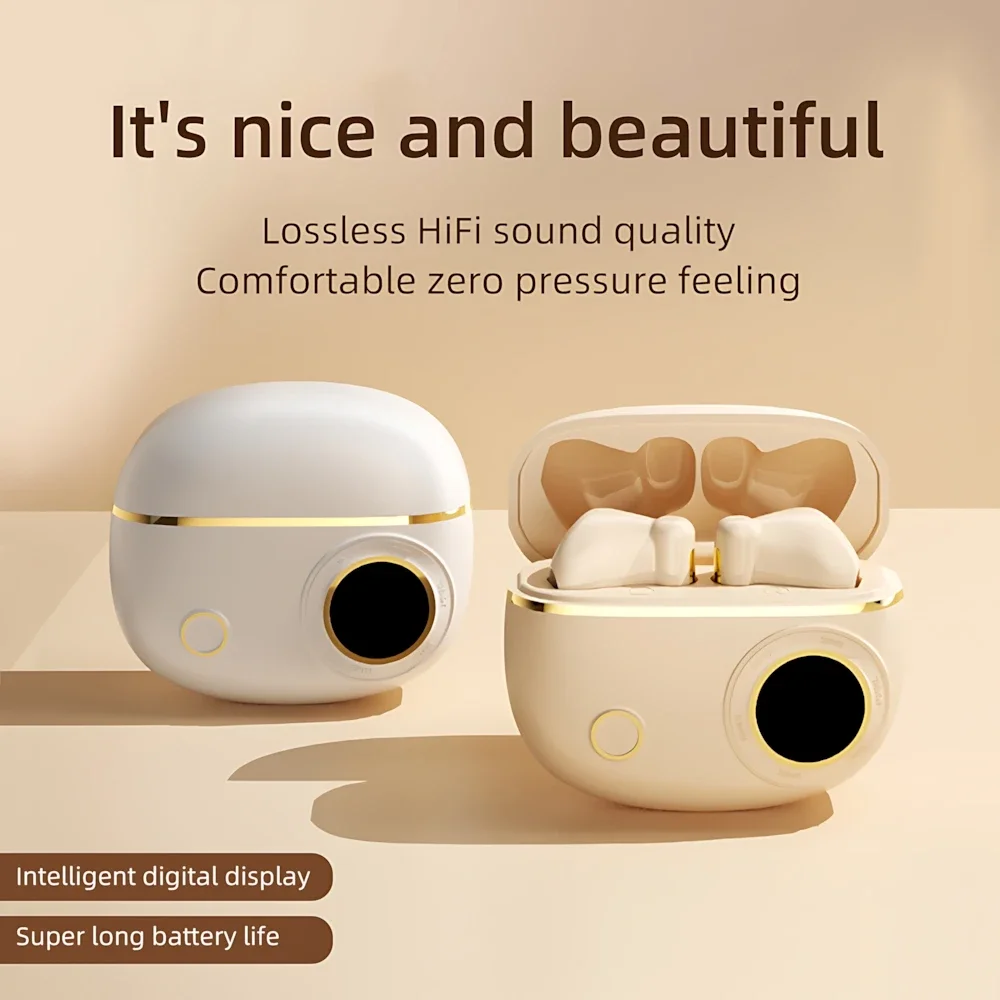 TWS Wireless Bluetooth Headset LED Dislpaly Binaural Waterproof Noise Reduction Earphone Sports Stereo Noise Canceling Headphone 3