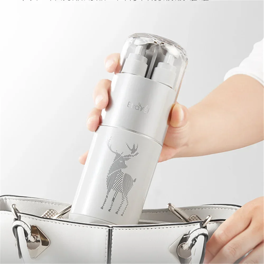 Multifunction Portable Travel Camping Wash Set Toothpaste Shampoo Storage Bottle Bathroom Travel Cup Toothbrush Organizer Box