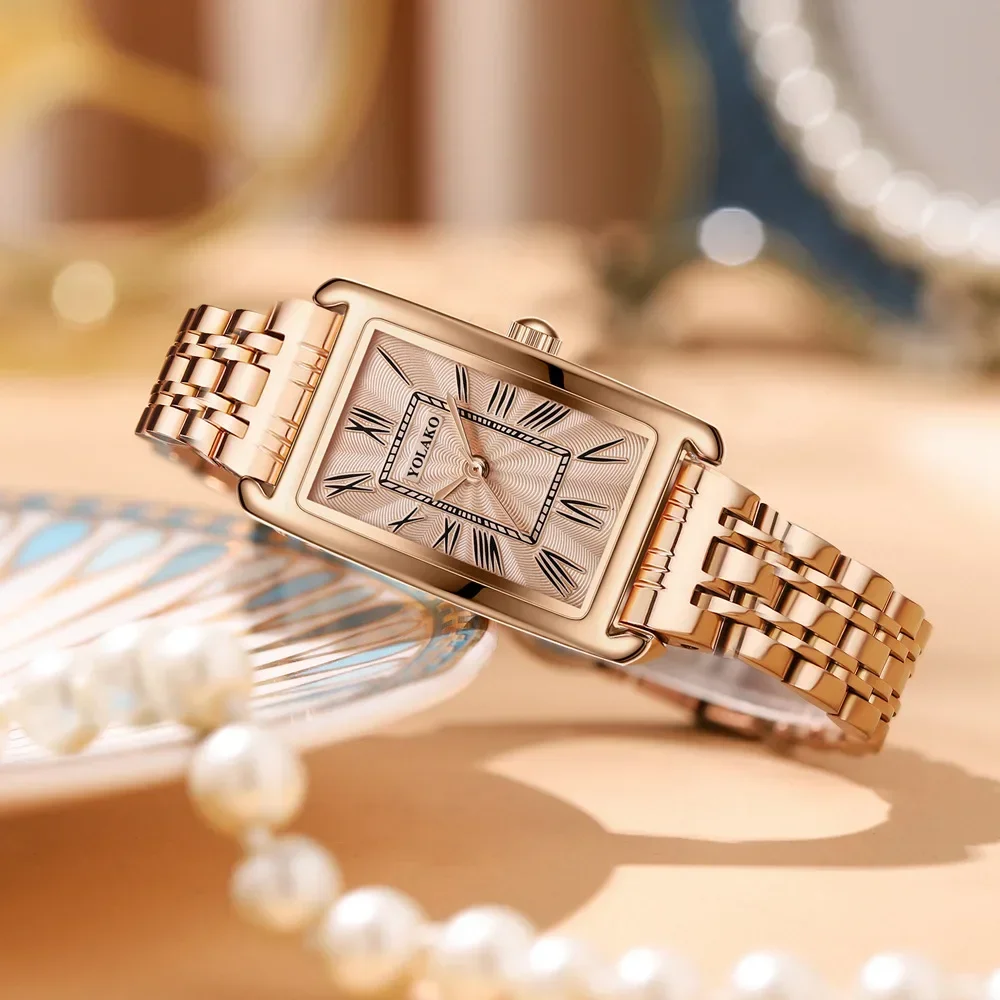 Luxury Casual Fashion Women Quartz Watch Stainless Steel Strap Wristwatch Relojes Para Mujer Ladies Dropshipping