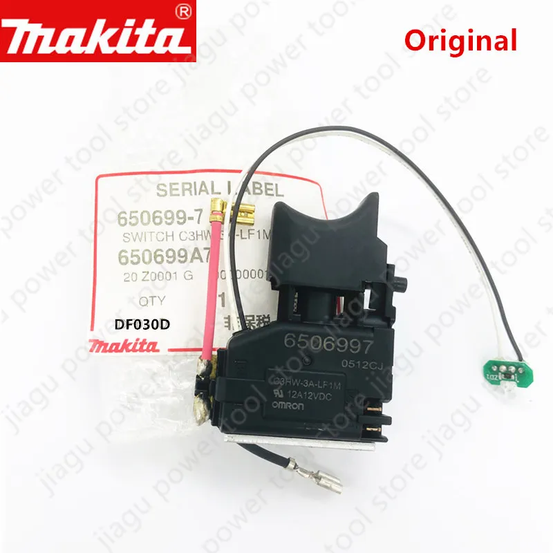 Switch 10.8V 650699-7 for Makita 6506997 650645-0 6506450 6505991 DF330DWE DF030DWE TD090DWE TD090D DF330D DF030D DF030DW