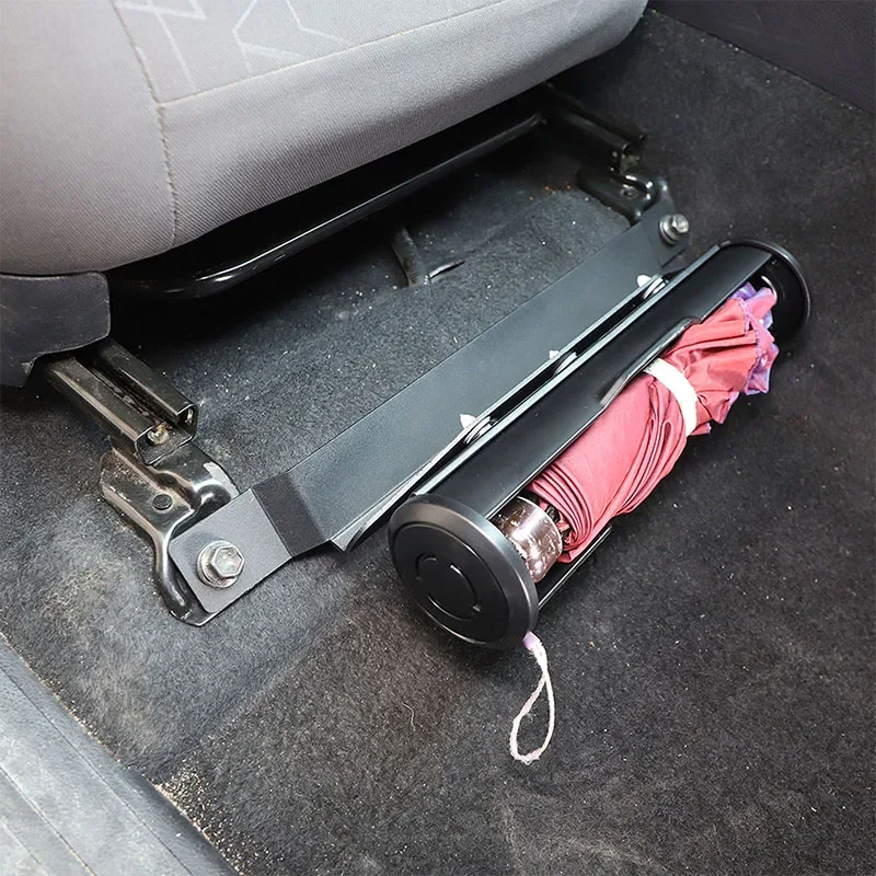 

For Toyota Tacoma 2016 2017 2018 2019 2020 2021 2022 Aluminum Alloy Black Car Passenger Seat Umbrella Holder Car Accessories